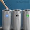 Alpine Industries Trash Can, Stainless Steel Brushed, Stainless Steel/Plastic ALP475-27-R-T-CO - alternate 2